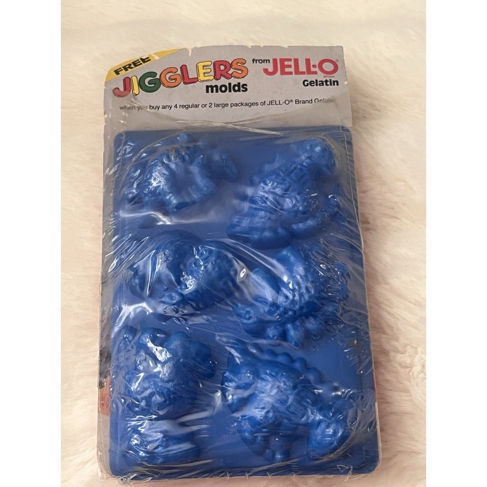 NOS Vintage JELLO Jiggler Dinosaurs  & Shapes